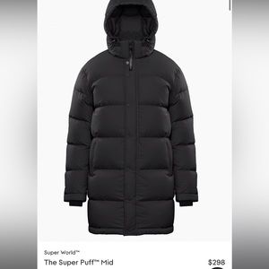 TNA Aritzia Super Puff MID - Matte Black